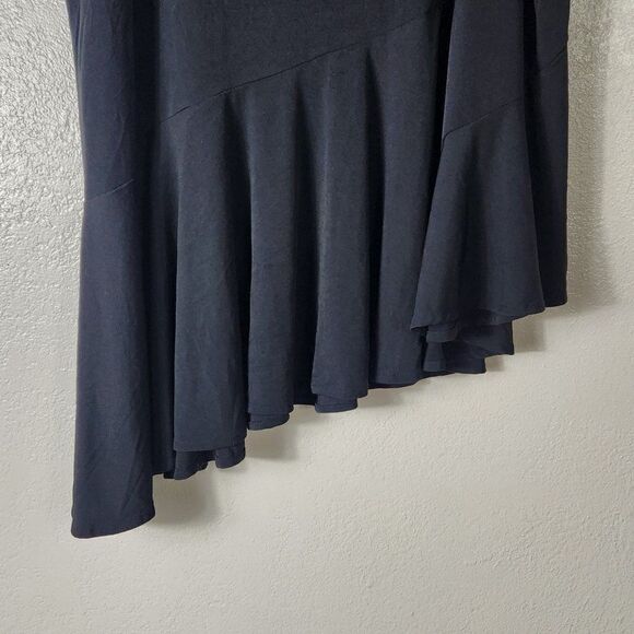 Simply Emma Black Stretch Waist Slip On Skirt Size 2X - Picture 3 of 12